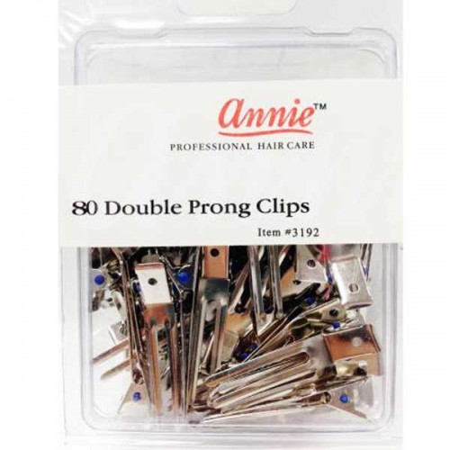 Annie 80 Double Prong Clips #3192